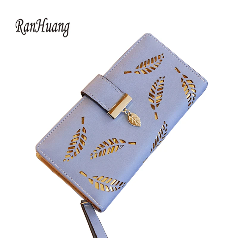 2021 Модный женский кошелек RanHuang с вырезами дизайнерский из искусственной кожи