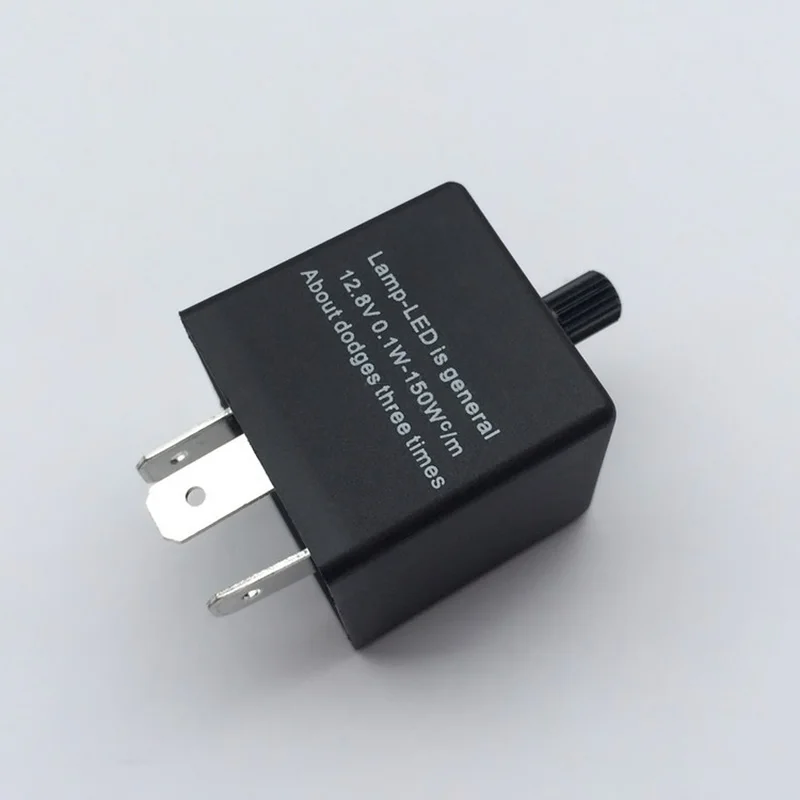 Регулируемое автомобильное реле Flasher 12VDC 40A 3-контактный Пылезащитный