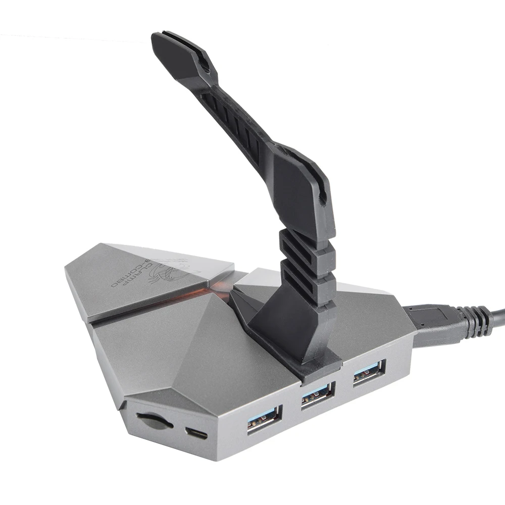 

High Speed 3-Port USB 3.0 Data Gaming HUB with Mouse Bungee USB Hub Splitter SD Card Reader Mouse Clamp with USB-COMBO