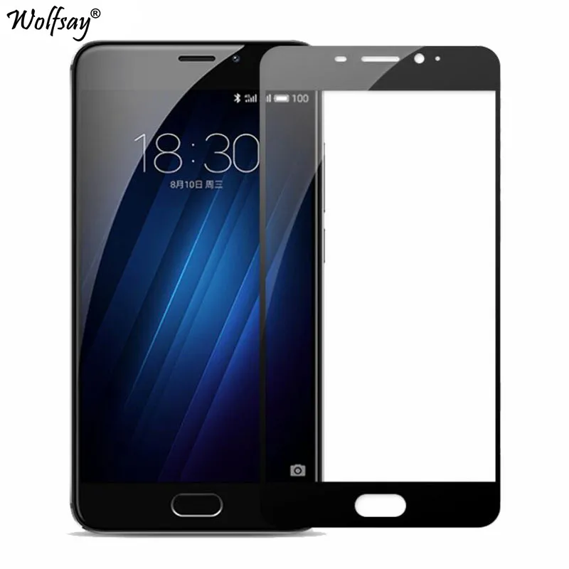 2 шт. Защитное стекло для Meizu U10 закаленное с полным покрытием U 10 пленка телефона