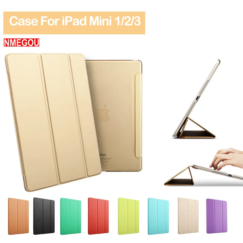 Роскошный брендовый ультратонкий Магнитный чехол подставка для Apple IPad Mini 1 2 3