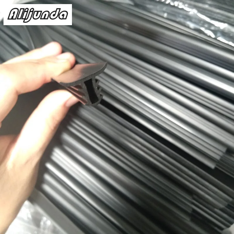 

U-shaped rubber sound insulator car windshield edge gap sticker for Kia Rio K2 K3 K5 K4 Cerato Hyundai ix35 iX45 iX25 i20 i30