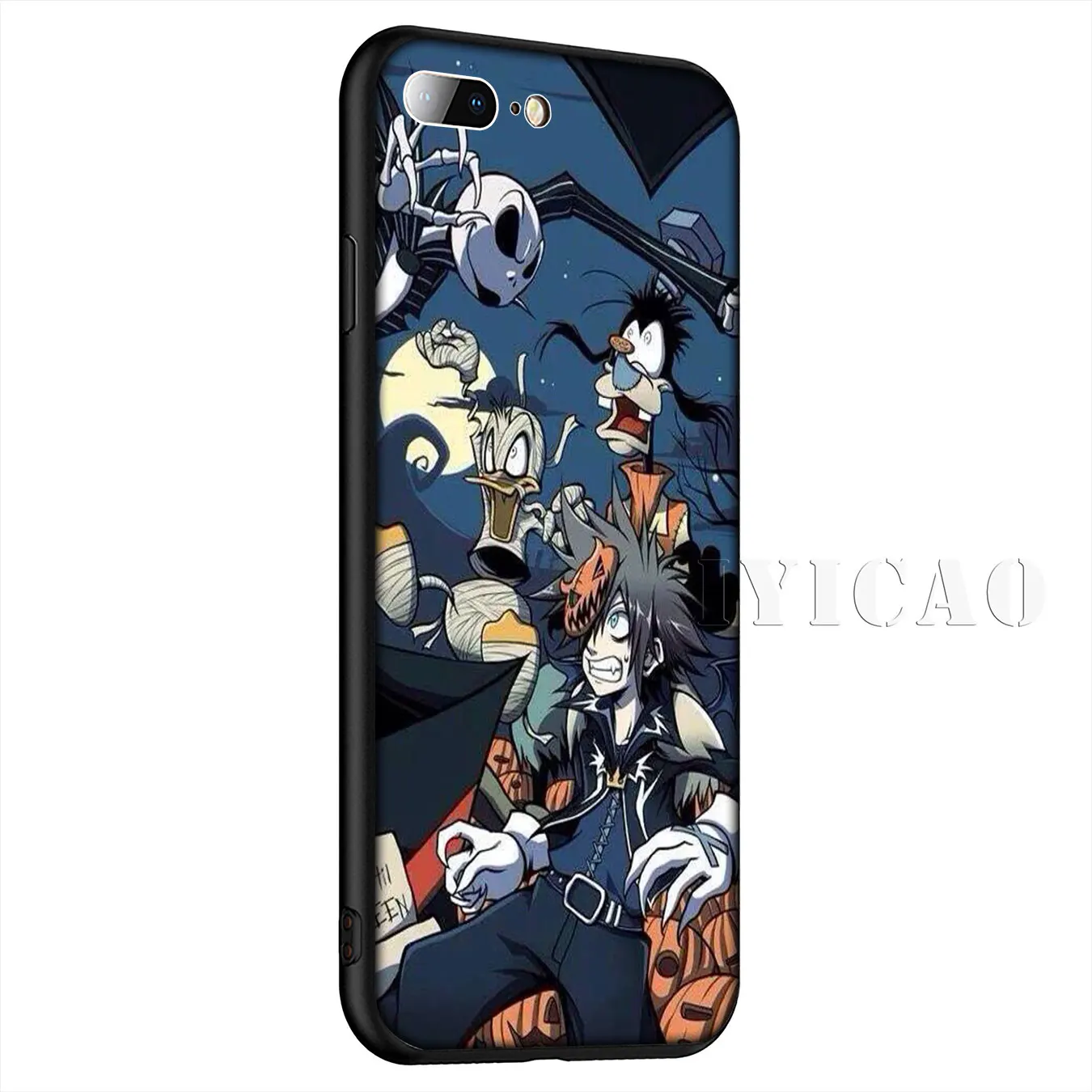 IYICAO Королевство сердца DIY Роскошный силиконовый мягкий чехол для iPhone XR X XS Max 8 7 6 S