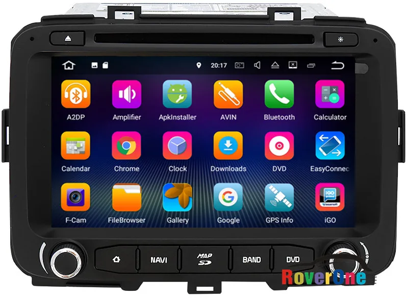 Для KIA Carens 2013 2014 2015 ОС Android 7.1 Авто Стерео Радио DVD GPS навигации мультимедийный плеер