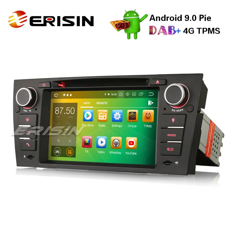 Erisin ES7967B 64 7 &quotавтомобильный стерео GPS Android 9 0 DAB + DVR Canbus OBD BT для BMW E90 3er E91 E92 E93