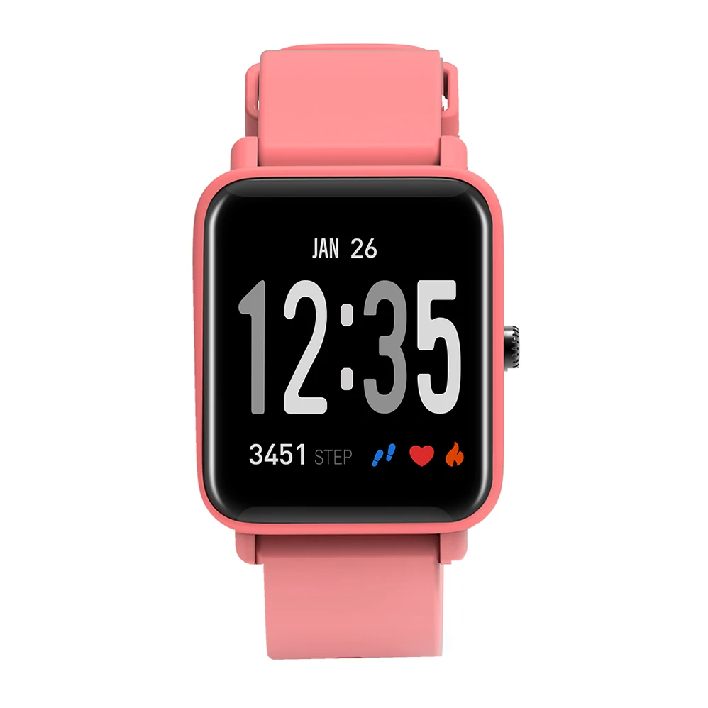 Fitness Watch Pink Умные часы COLMI для фитнеса, Bluetooth, мульти-спортивный режим, кровяное давление, пульсометр, наручные часы, фитнес-трекер, умные часы - Цвет: Fitness Watch Pink