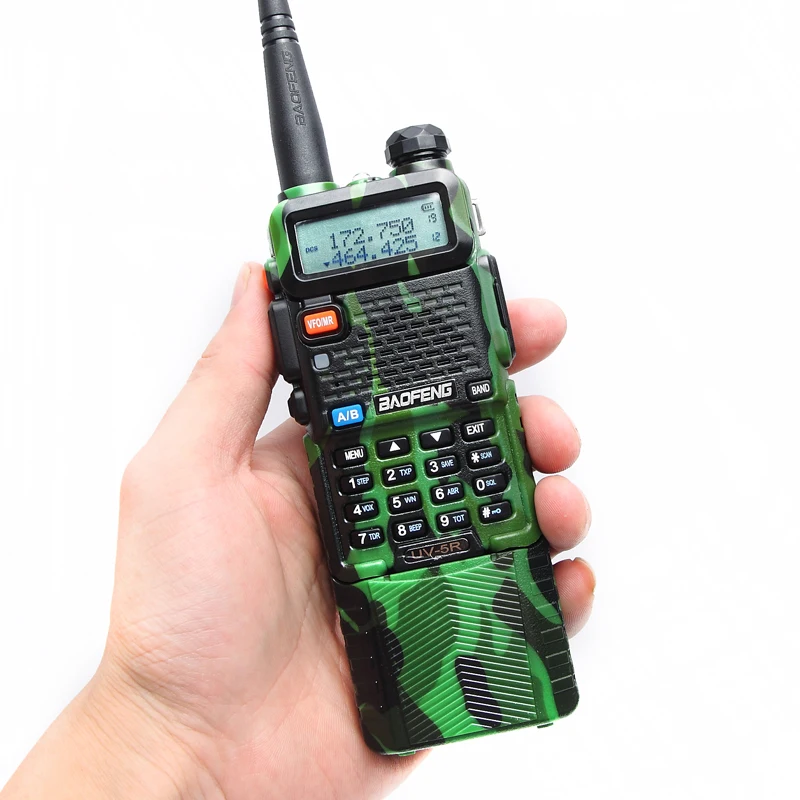 2 шт BaoFeng UV-5R с 3800 мАч длинный литий-ионный аккумулятор двухдиапазонный 136-174 и 400-520 МГц UV5R двухстороннее радио