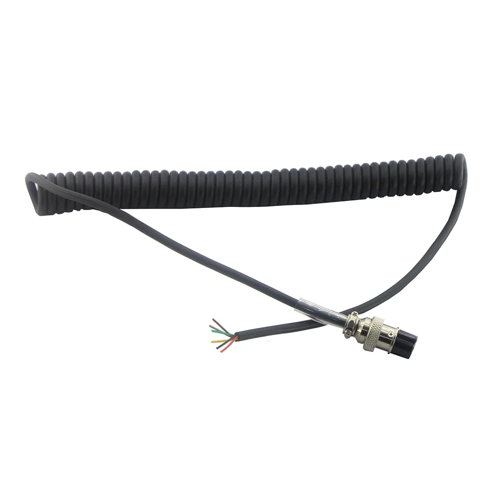 8PIN GX16 8 женский Динамик Микрофон Кабель пружинная линия для Kenwood MC 44 261 ICOM HM 36 IC 449C