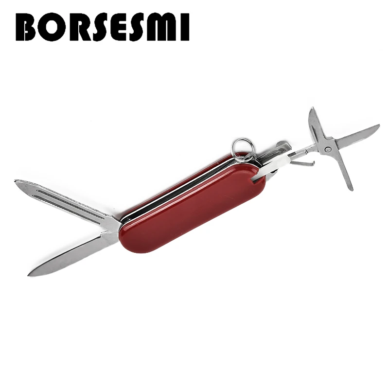 Горячая Распродажа Мини нержавеющая сталь многоцелевые нож 3 в 1 складной