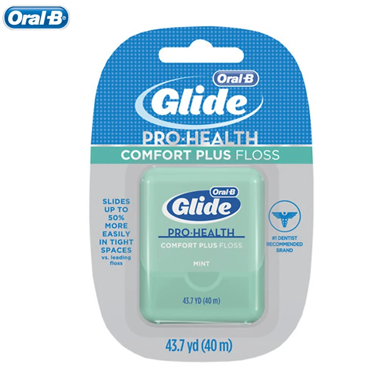 Oral B Gilde Pro health Comfort Plus зубная нить ультра Глубокая чистка уход за деснами Мятная 40 м