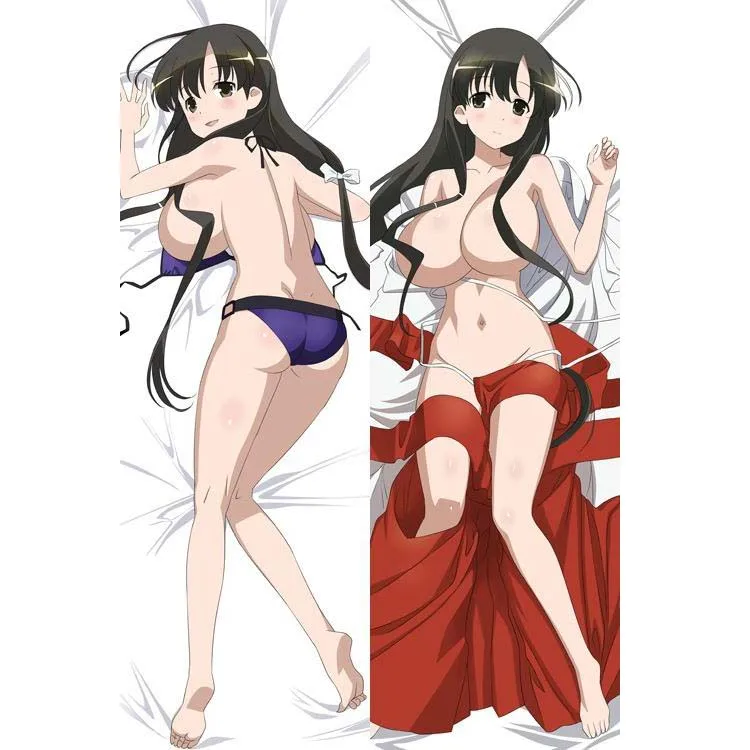 Сексуальная японская 3D двухсторонняя аниме Saki Jindai Komaki Throw Otaku Dakimakura подарки постельные принадлежности
