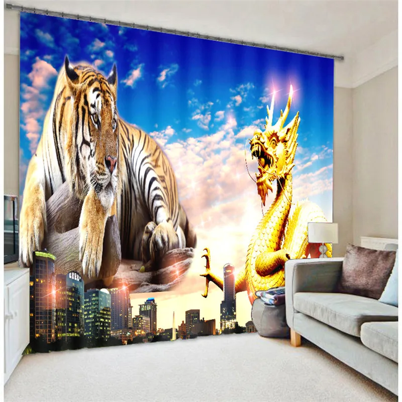 

Luxury 3D Curtains Drapes for Living Room Office Hotel Home Wall Tapestry Can be Customed
