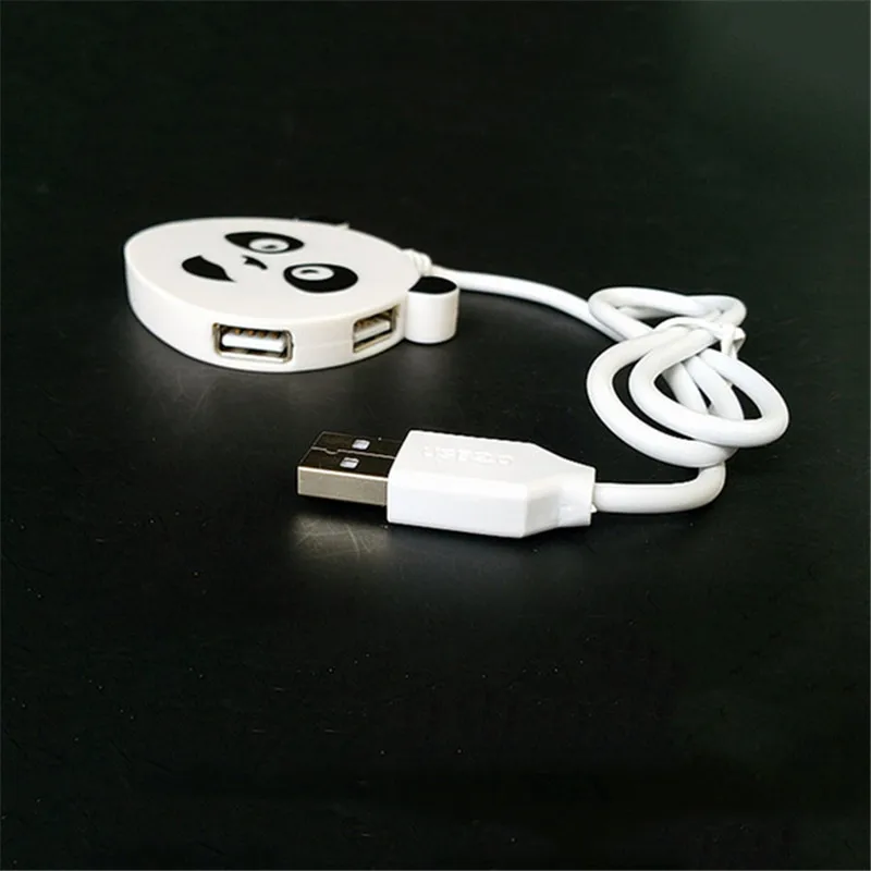 Panda 4 порта USB 2 0 концентратор LED высокоскоростной портативный для Apple Macbook Air