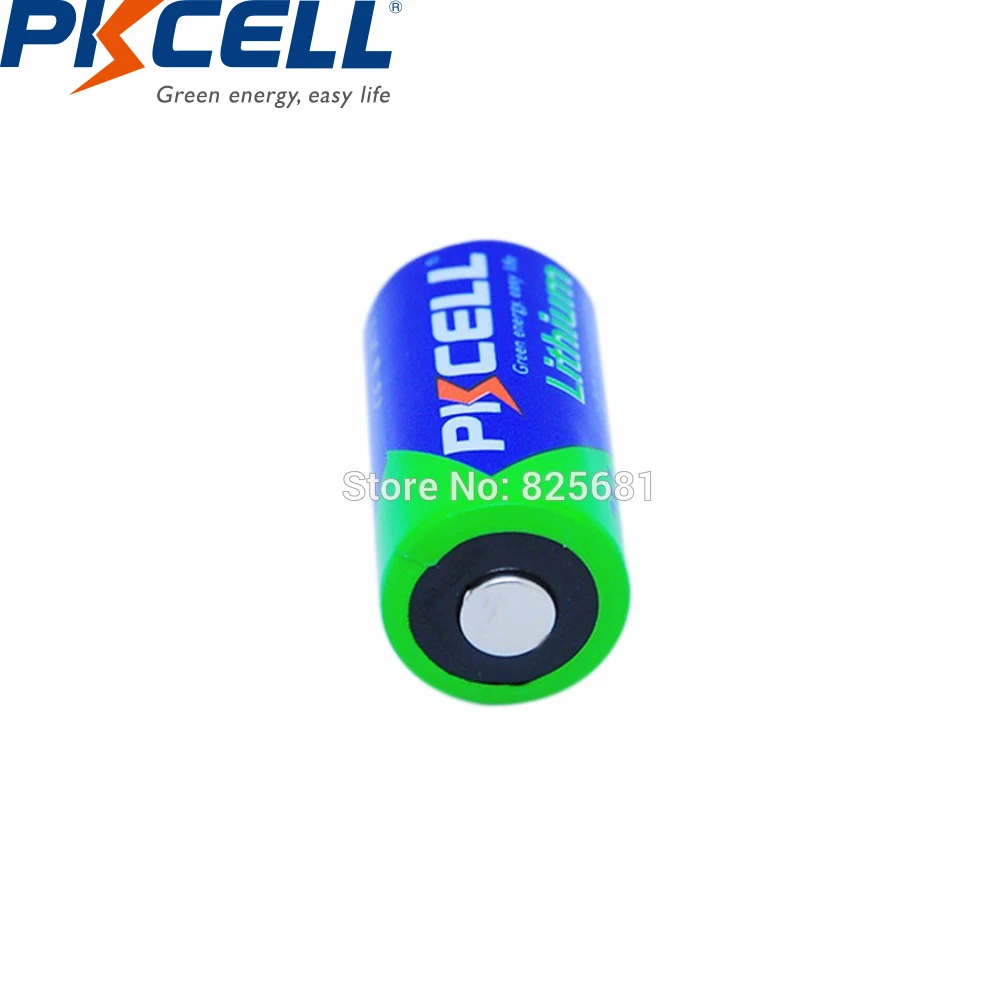 8 шт. PKCELL литиевая основная CR123A 3 в cr 123 сухая батарея CR17345 17345 1500 мАч батареи 123a для камеры медицинское оборудование лампа