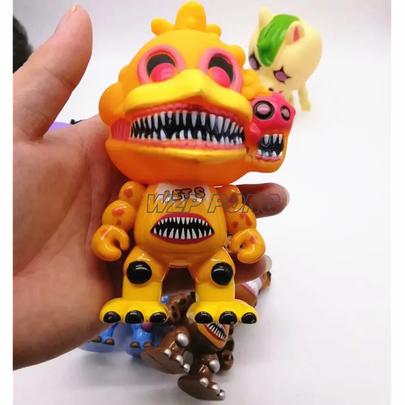 6 шт./компл. FNAF Five Nights At Freddy's Sister Location Circle Funtime Foxy Ballora Puppet Freddy Bonnie Action детская