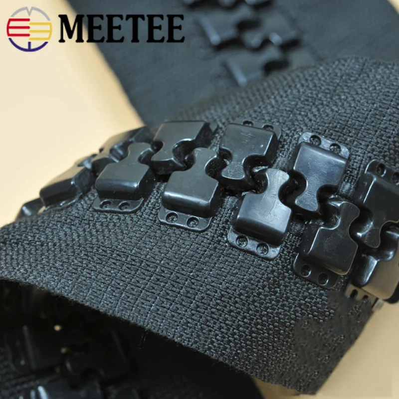 Meetee 1 метр 30# Смола молния с слайдером Экстра Широкий Открытый Палатка Сумка Одежда сшить DIY ручной работы украшения аксессуары AP654