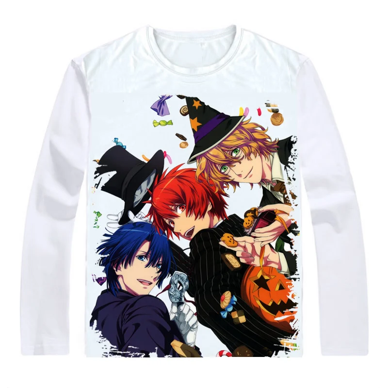 Style 2 Uta no Prince-sama/футболки с длинными рукавами в разных стилях; футболки с принтом «Song» и «Tokiya Ichinose Jinguji»; Косплей рубашка - Цвет: Style 2