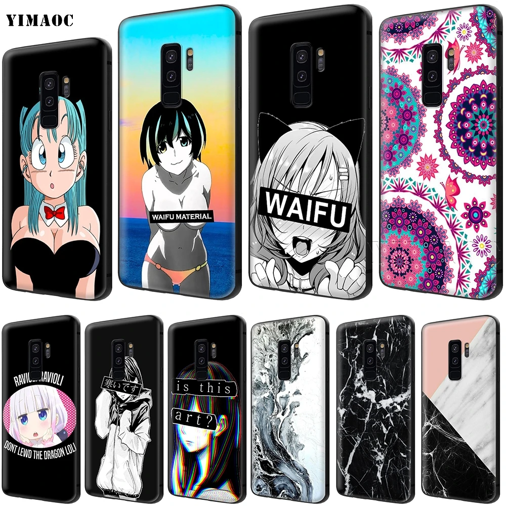 Мягкий силиконовый чехол YIMAOC LEWD Sad японского аниме для samsung Galaxy S6 S7 Edge S8 S9 Plus A3 A5 A6 Note 8 9