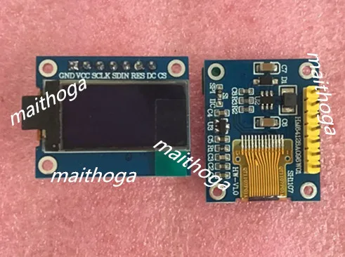 Maithoga 0 96 &quot7P SPI белый OLED экран SH1107 Drive IC 64*128 вертикальный IIC интерфейс|white oled|oled
