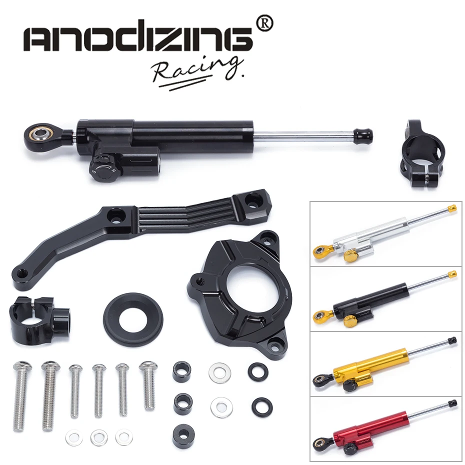 

For KAWASAKI Z1000 2010-2013 Motorcycle Aluminium Steering Stabilizer Damper Mounting Bracket Kit