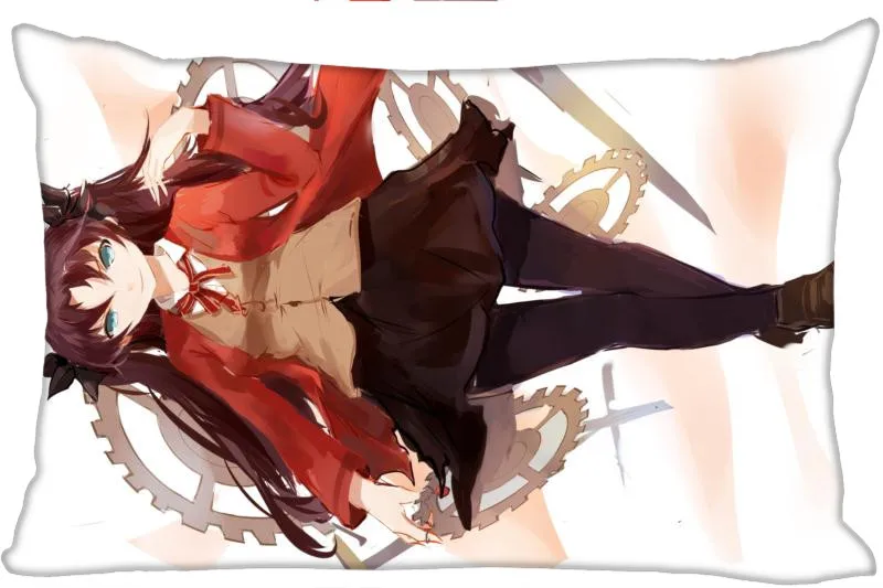 

Custom Pillowcase Tohsaka Rin rectangle Zipper Pillow Throw Pillow Case Cover 45x35cm(One Side) Printed