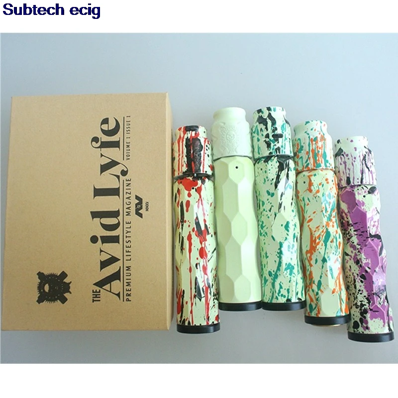 Новейший светящийся набор AV comyfe электронная сигарета механический мод Avid Lyfe с