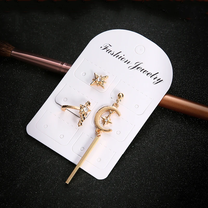 3 шт./компл. в богемном стиле с изображением луны и звезд вертикальными полосами