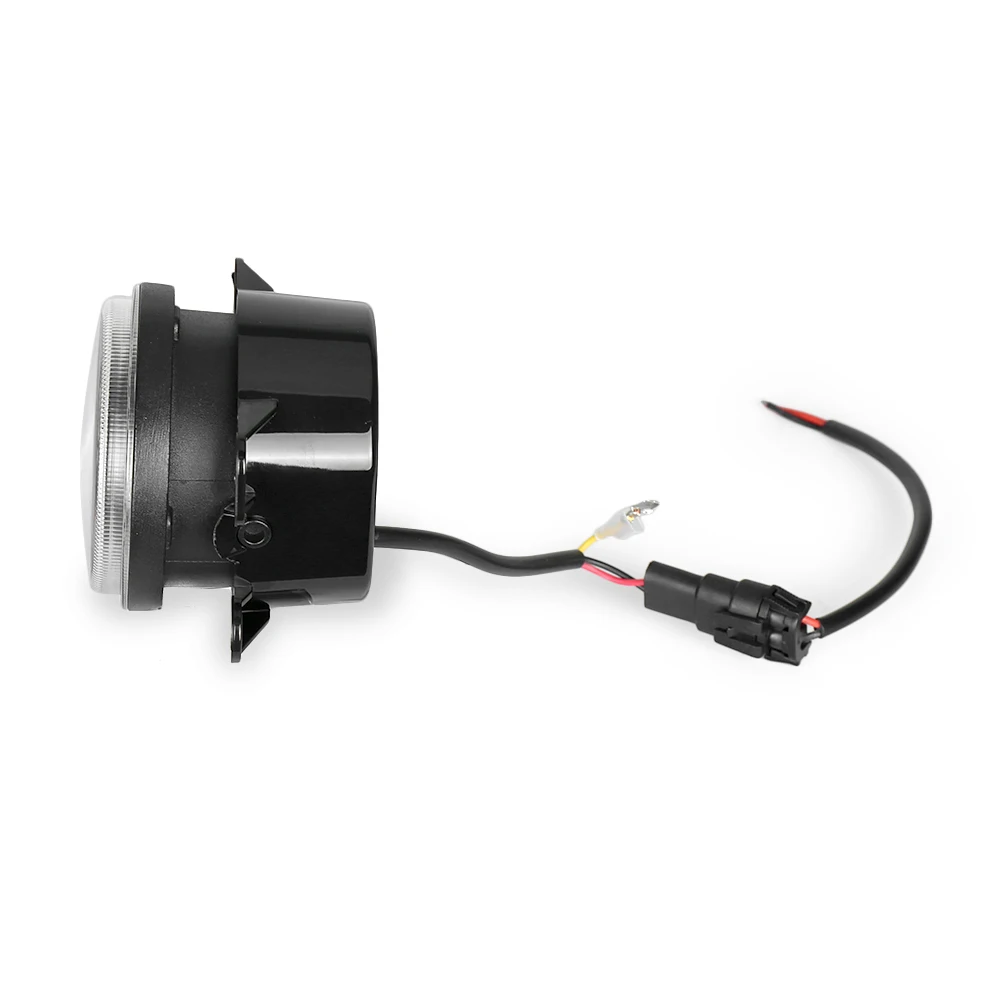 Светодиодный проектор противотуманные фары дальнего света + Белый DRL для Jeep Wrangler