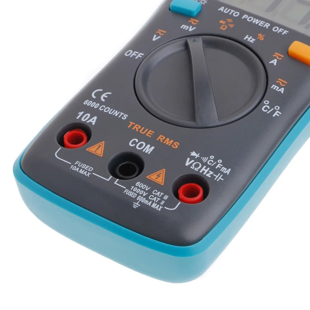 Автоматический цифровой мультиметр тестер 6000 Граф AC/DC Ом Амперметр измеритель