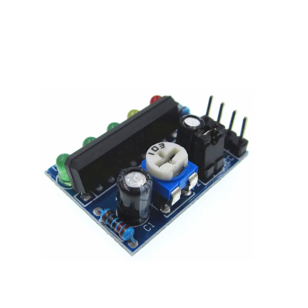 Индикатор уровня звука мощности модуль индикации KA2284 3 5 V-12 V контроллер AC DC Pcb