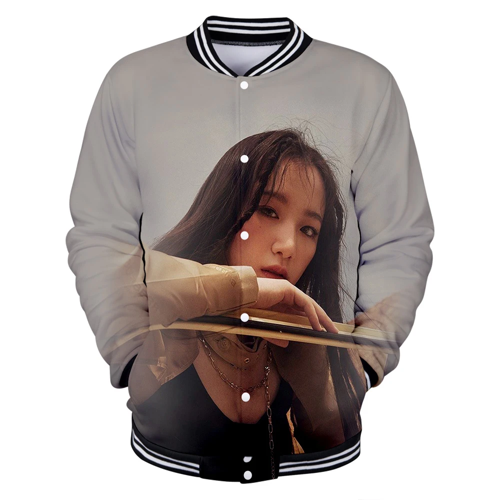 (G)I-DLE 3D Printed Women/Men Baseball Jackets Long Sleeve Jacket 2019 Hot Sale Casual Cool Streetwear Clothes plus size 4xl | Женская