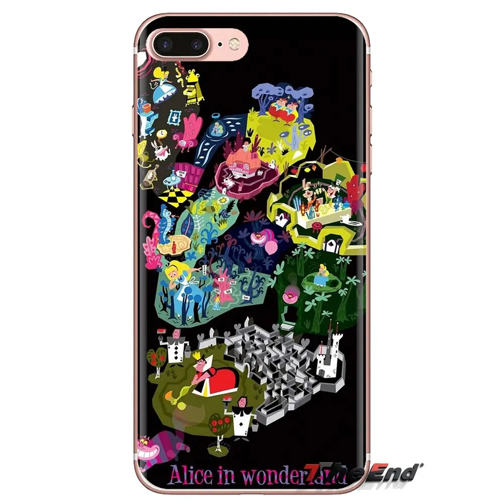 For Samsung Galaxy A3 A5 A7 A9 A8 Star A6 Plus 2018 2015 2016 2017 Soft Transparent Cases Covers Alice in Wonderland Anime |
