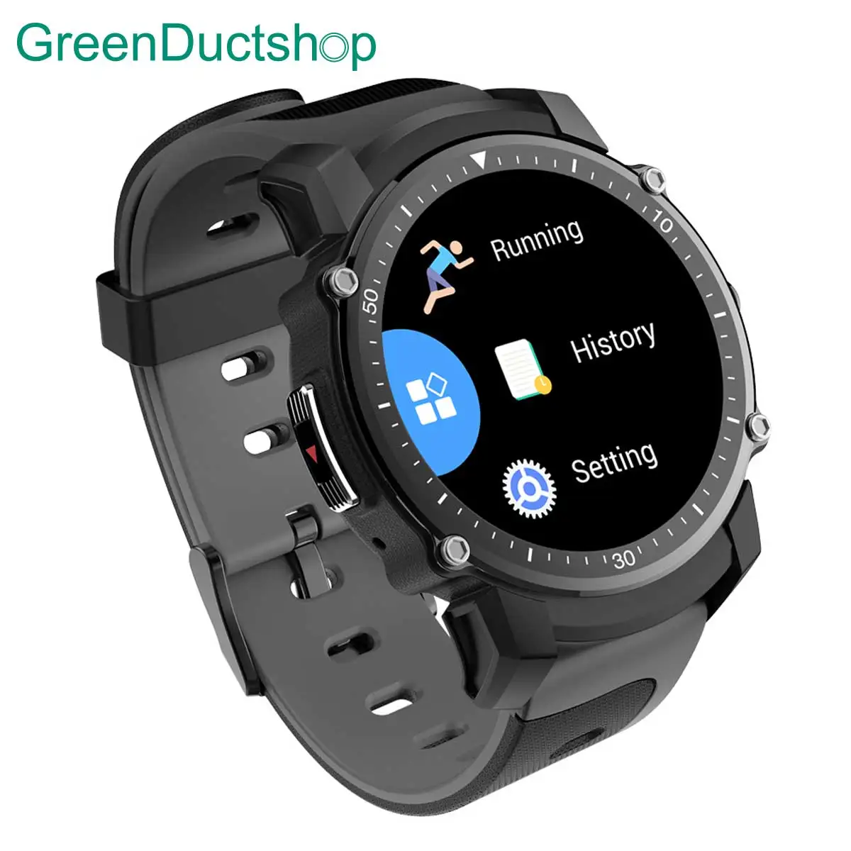 Gps Bluetooth Smart Multi-mode Спорт Фитнес Smartwatch Браслет трекер Водонепроницаемый сердечного
