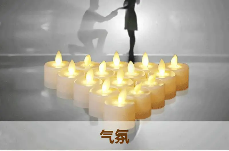 Набор из 6 пульт дистанционного управления светодиодный цвет свечи Батарея