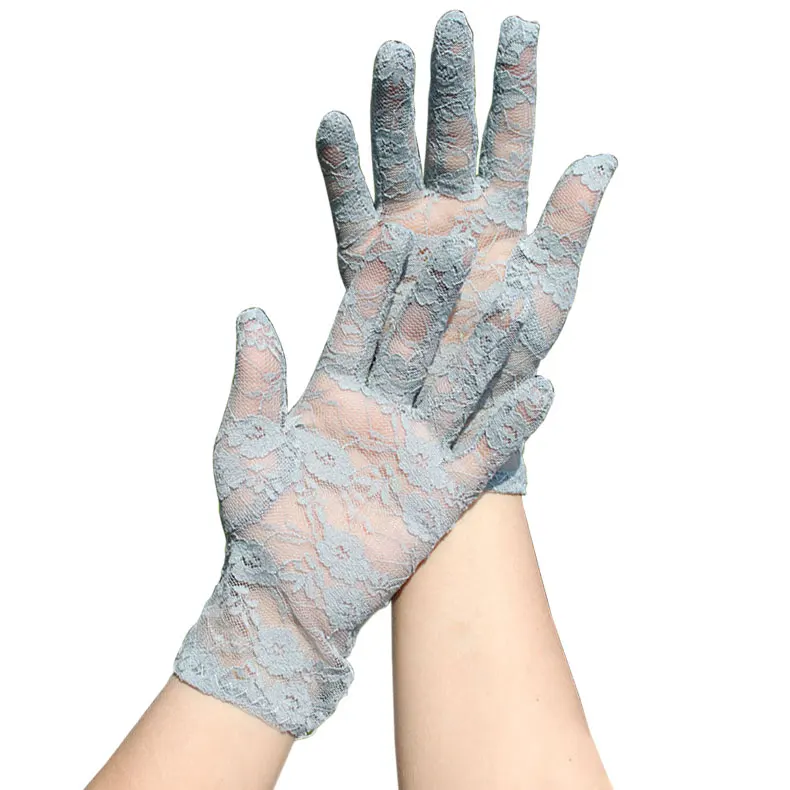 Valink 2017 New Fashion Women's Lace Hollow-Out Gloves Sun Protection Accessories Skid Resistance Pattern Female Hot | Аксессуары