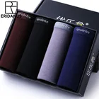 Мужские трусы-боксеры из мягкой модала, черные однотонные дышащие трусы, нижнее белье, M558, 2017