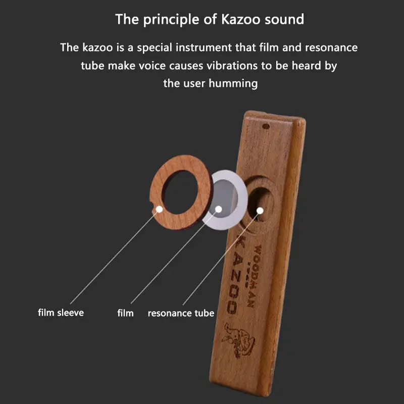 Детская деревянная гармоника Kazoo музыкальный инструмент Гавайская гитара