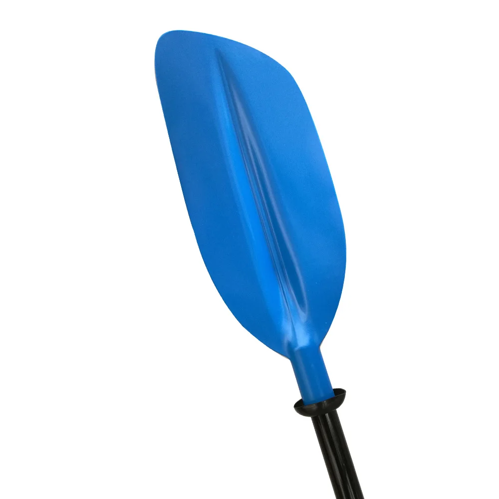 Весло алюминиевое 220 см для байдарки каное дерево 2 изогнутое лезвие|Гребные