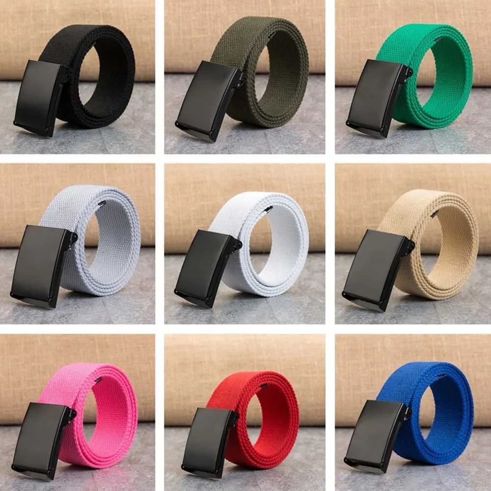 

#5 DROPSHIP 2021 NEW HOT Fashion Men Women Automatic Fashion Nylon Belt Buckle Military Fans Tactical Canvas Belt Freeship