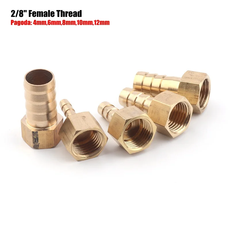 2 шт./лот 1/8 &quot2/8&quot 3/8 &quotгнездо 4-16 мм язычки латунные соединители ирригационный