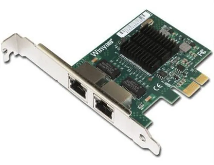 E575T2 двухпортовый PCI E X1 Gigabit Ethernet Сетевая карта 10/100/1000 Мбит/с LAN адаптер контроллер