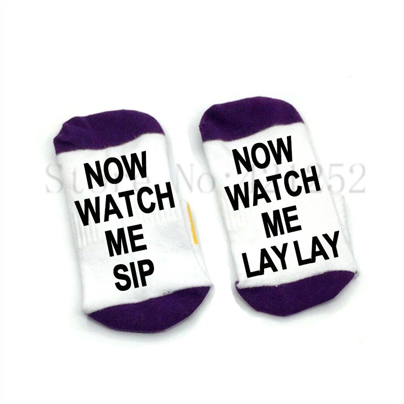 Носки Watch Me Sip Now Lay хлопковые эластичные удобные носки унисекс enjoy yourself|Носки| |