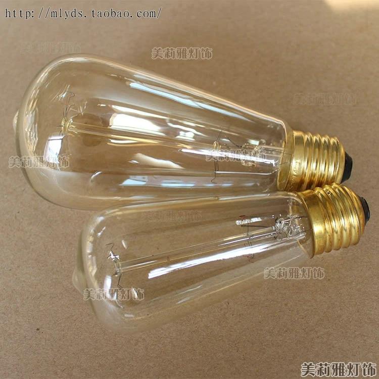 Лампа Эдисона в стиле ретро E27 40 Вт 2 шт.|ampoules decoratives|edison lamp retrobombillas vintage |