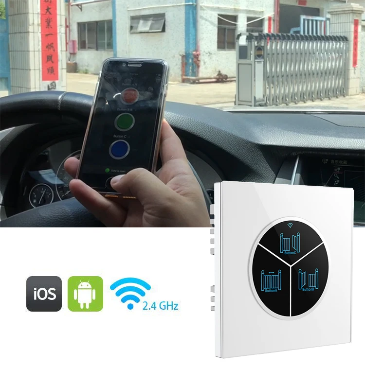 220 В умный wifi автоматический Открыватель гаражных ворот Пульт дистанционного