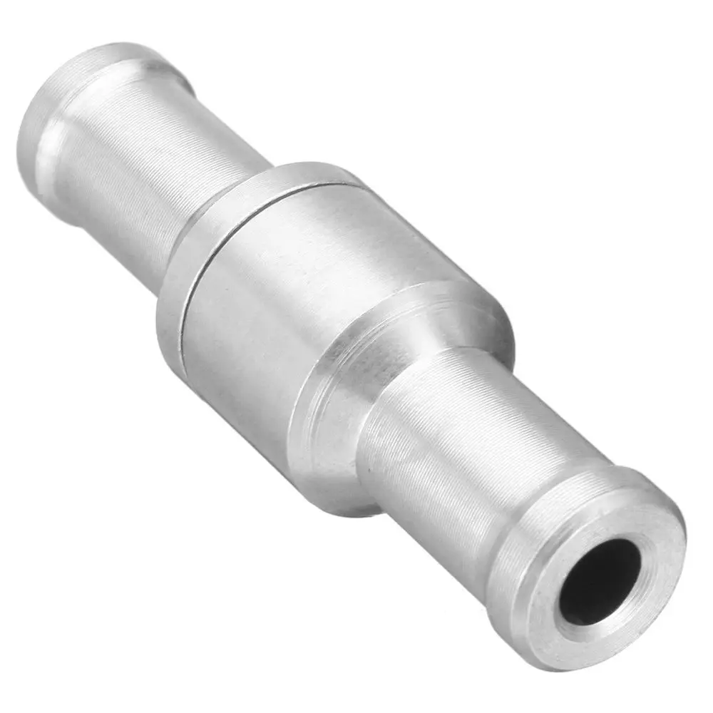 

2pcs Fuel Oil Diesel Gas One-Way Check Valve Diameter 10mm Aluminum Alloy Inline Check Valve