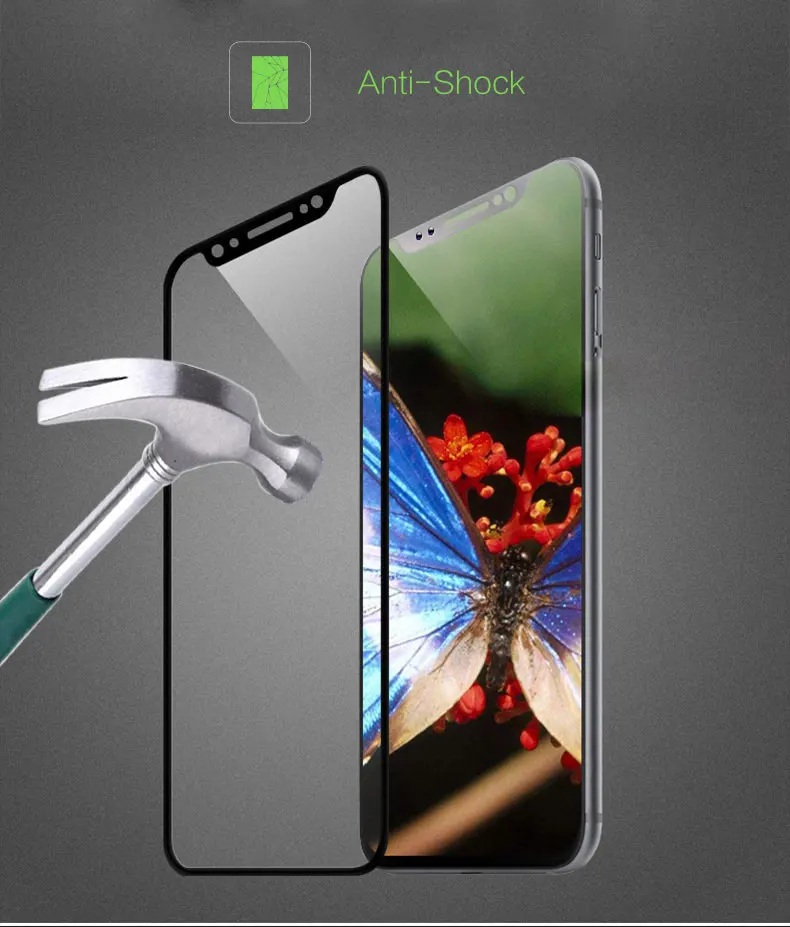 Фото For iPhone X Tempered Glass 9H 3D Full Screen Cover Explosion-proof Protector Film iPhoneX Guard Мобильные телефоны и For iPhone X Tempered Glass 9H 3D Full Screen Cover Explosion-proof Protector Film iPhoneX Guard Мобильные телефоны и