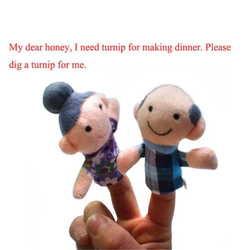 Новинка Лидер продаж новинка 6 шт. говорящие хорошие игрушки ручная марионетка на