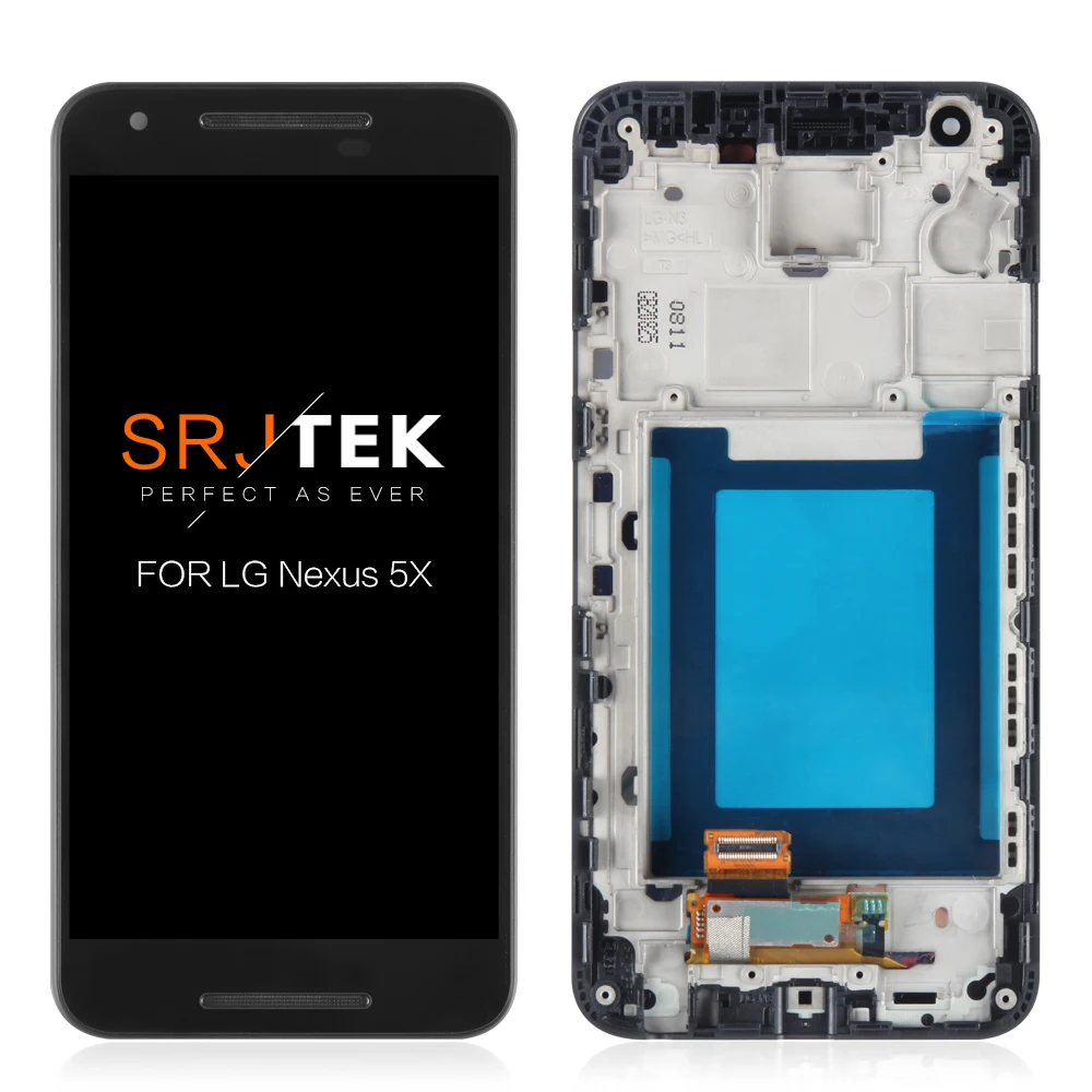 Не Dead Pixe 5," для LG Nexus 5X ЖК-дисплей сенсорный экран с рамкой дигитайзер сборка LG Nexus 5X дисплей H790 H791 1920x1080
