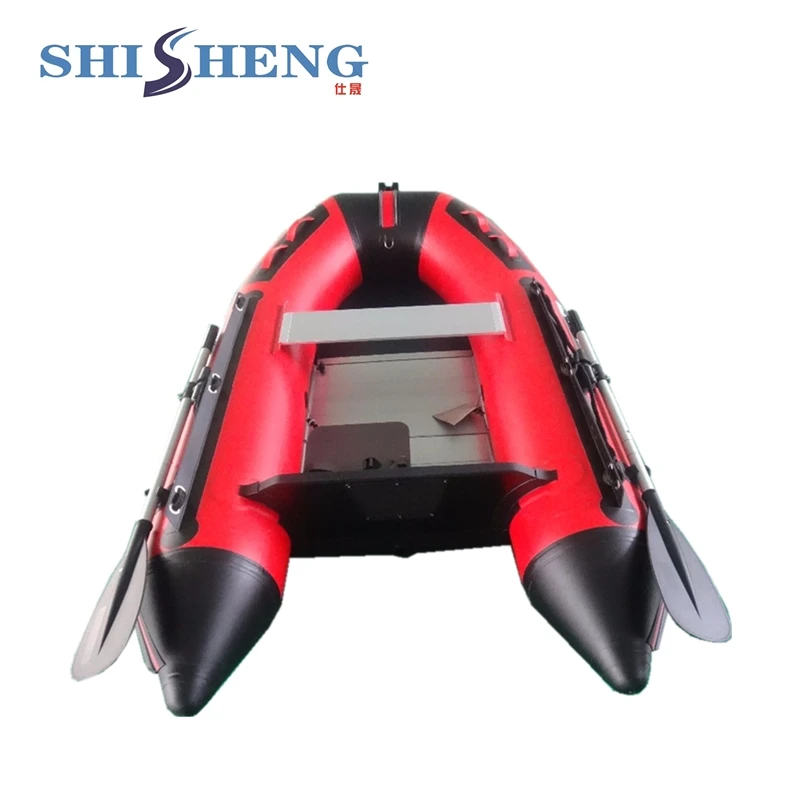 SHICHENG бренд CE сертификат дешевая красная и черная Надувная гребная лодка