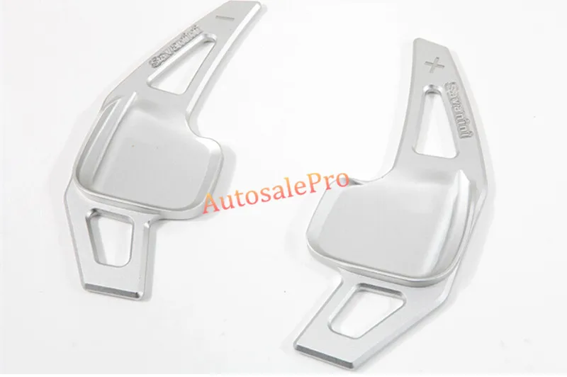Алюминиевое Удлинительное колесо DSG Paddle для BMW X5 E70 2008 2009 2010 2011 2012 2013 серебристого